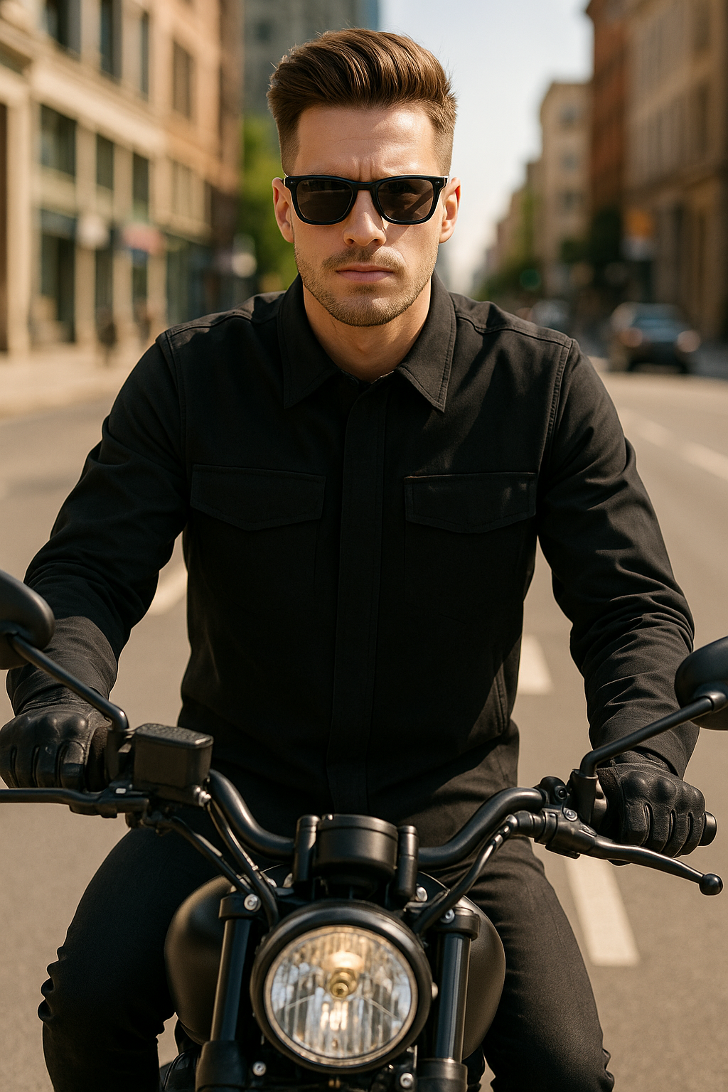 PR-331 The Noir Layer Men's Shirt