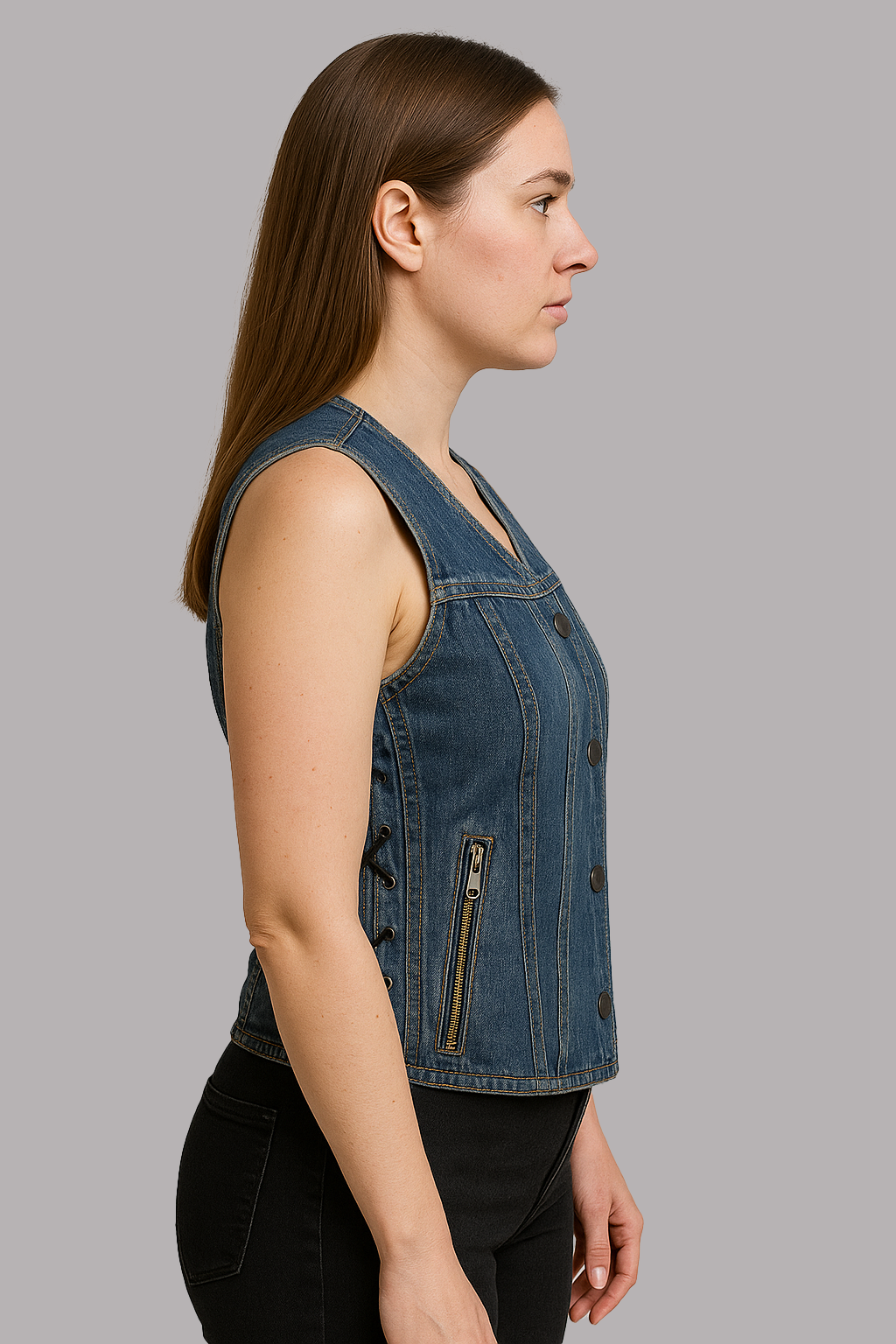Legacy - Women's Motorcycle Denim Vest