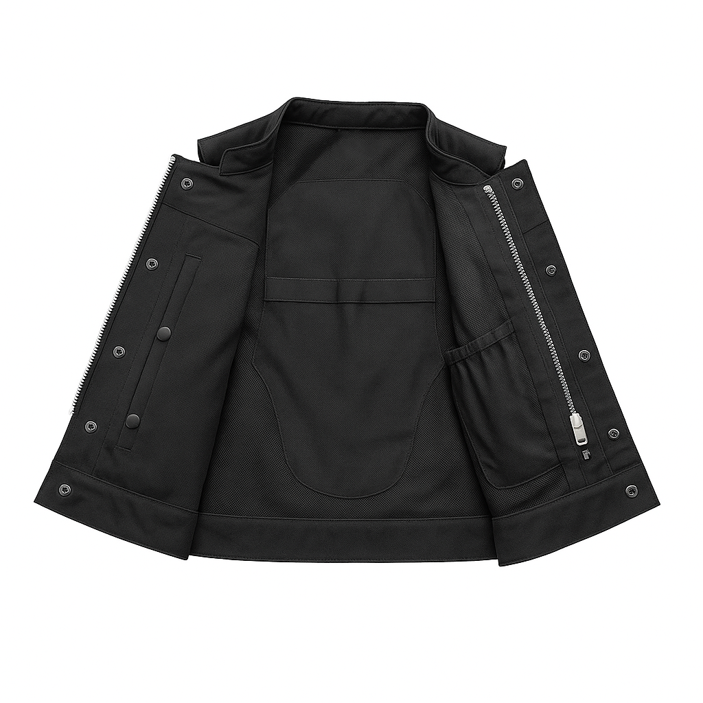 Trace Moto Mesh Women's Club Style Motorcycle Vest