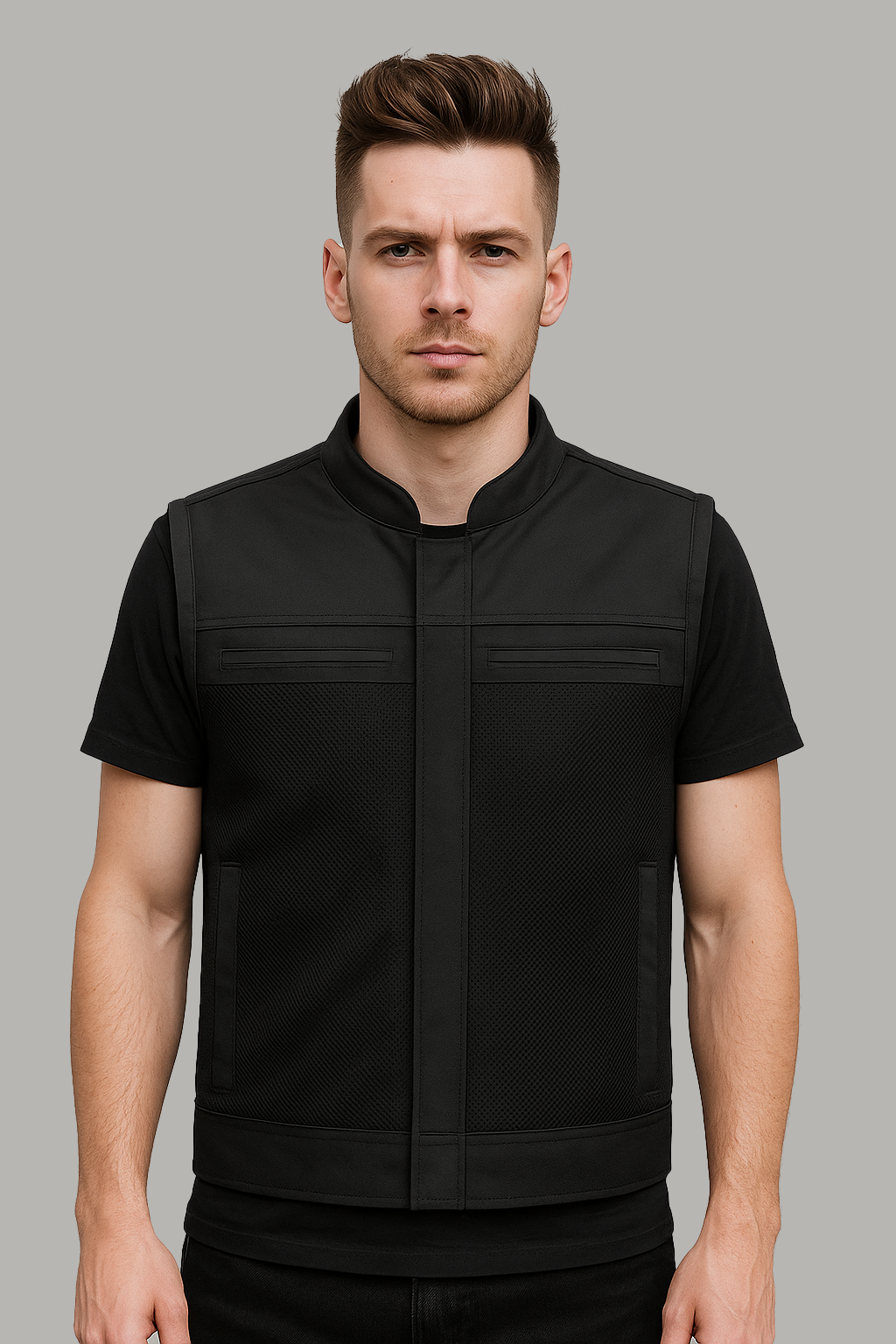 Aura – Men's Moto Mesh Motorcycle Vest