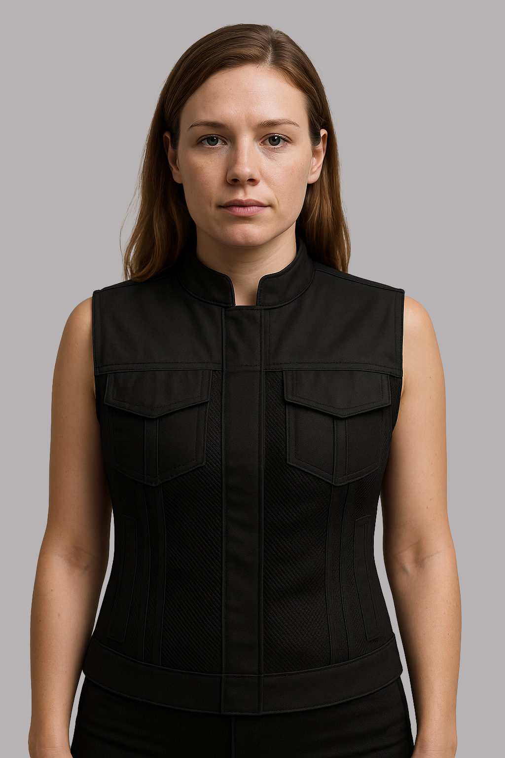 Trace Moto Mesh Women's Club Style Motorcycle Vest