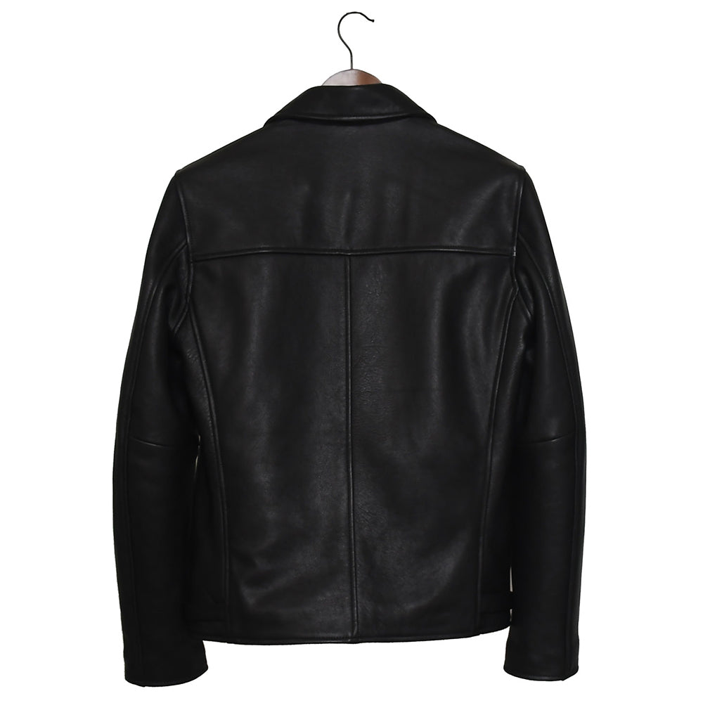 Men's Black Nifty Biker Racer Leather Jacket