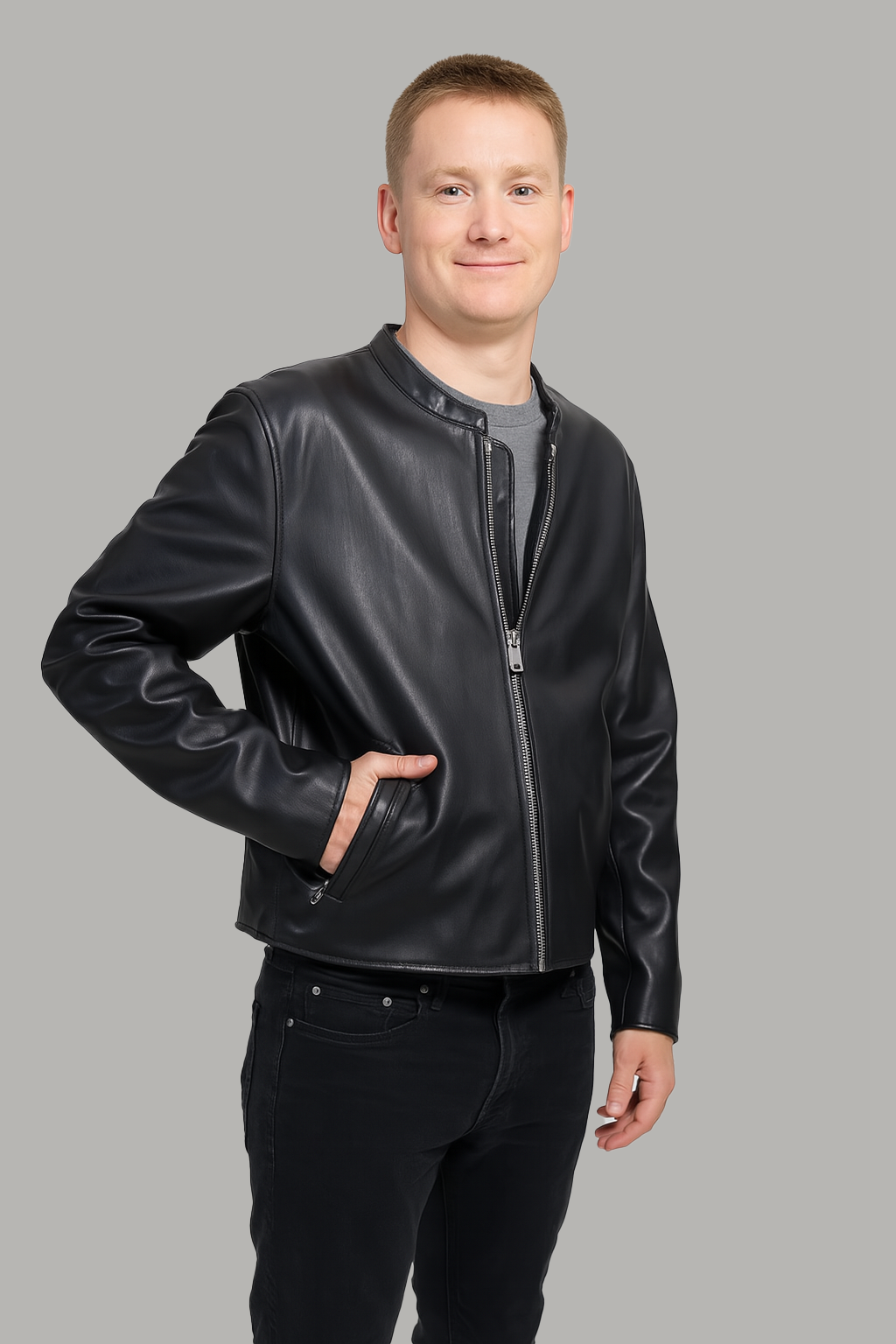 Logan Men's Vegan Leather Jacket