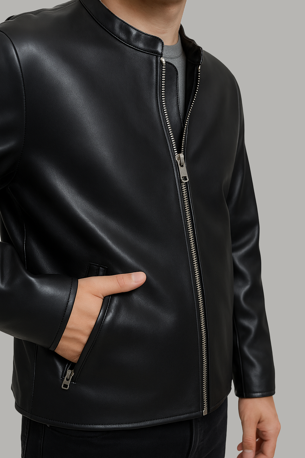Logan Men's Vegan Leather Jacket