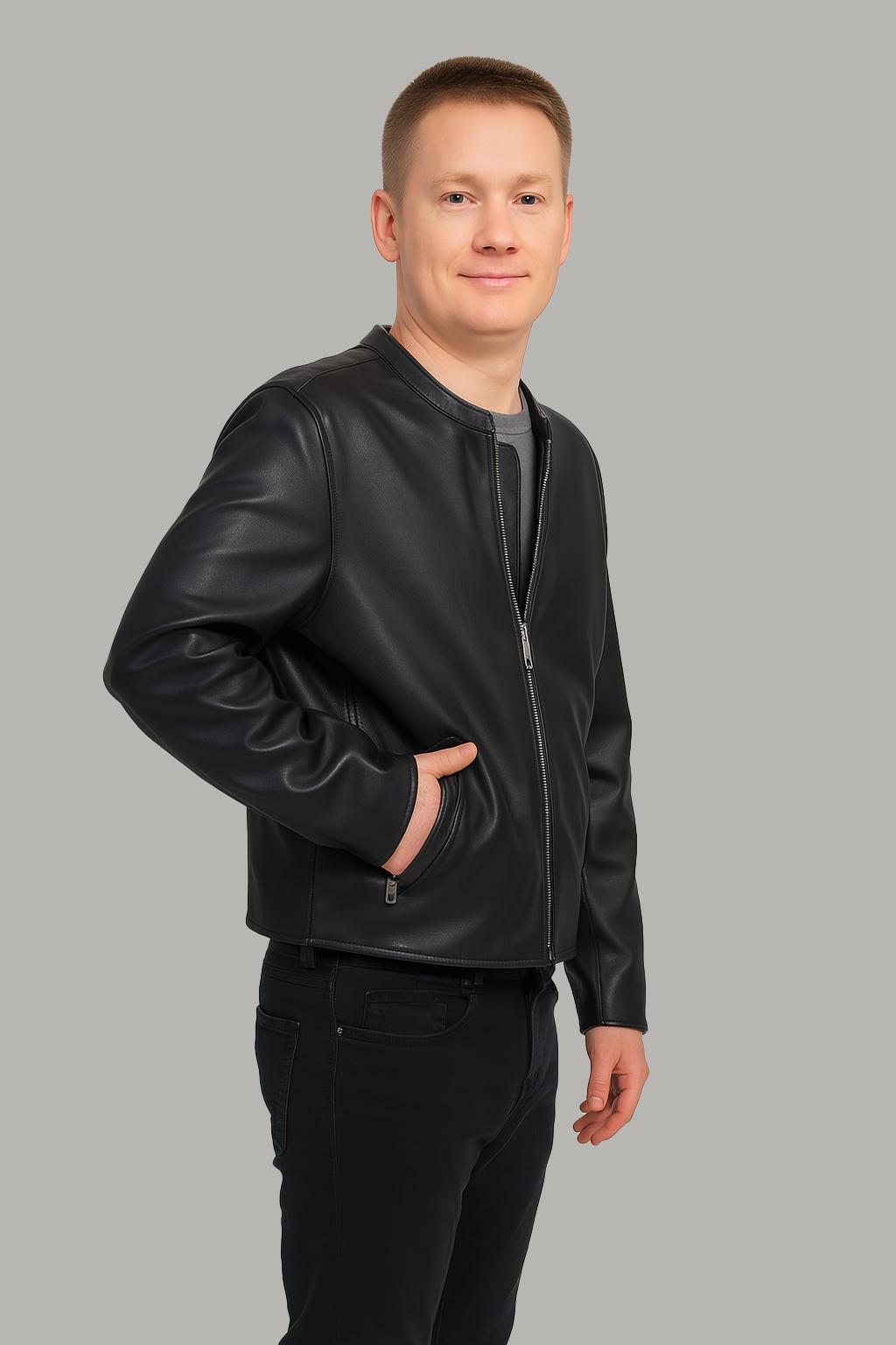 Logan Men's Vegan Leather Jacket