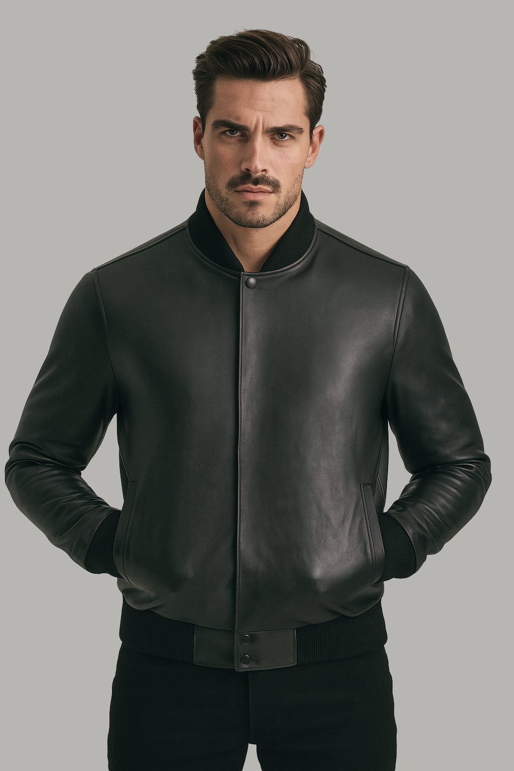 Miles Sport Fashion leather Varsity jacket