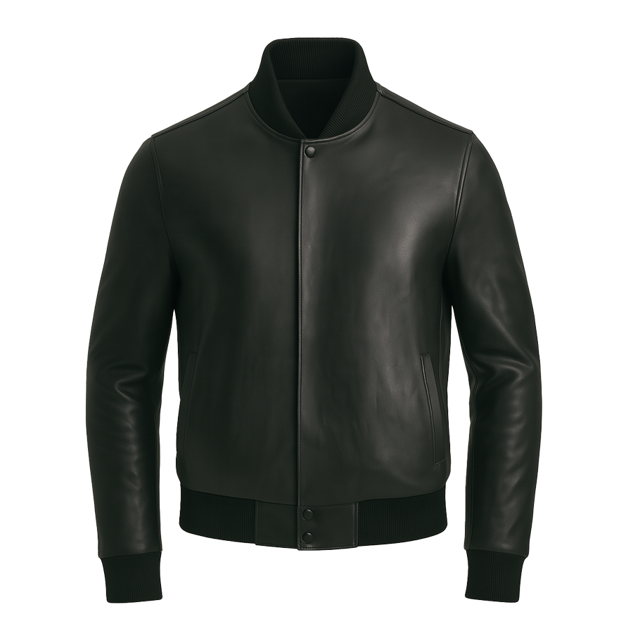 Miles Sport Fashion leather Varsity jacket