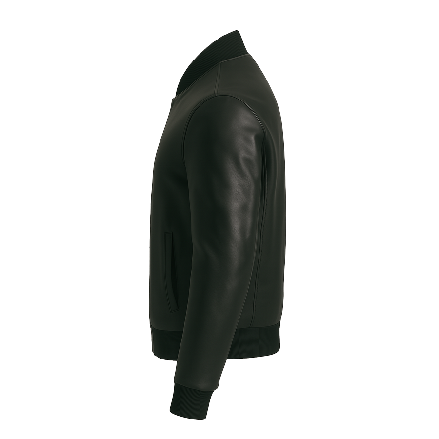 Miles Sport Fashion leather Varsity jacket