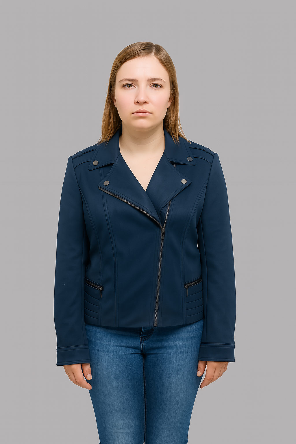Edge Bloom Leather Jacket