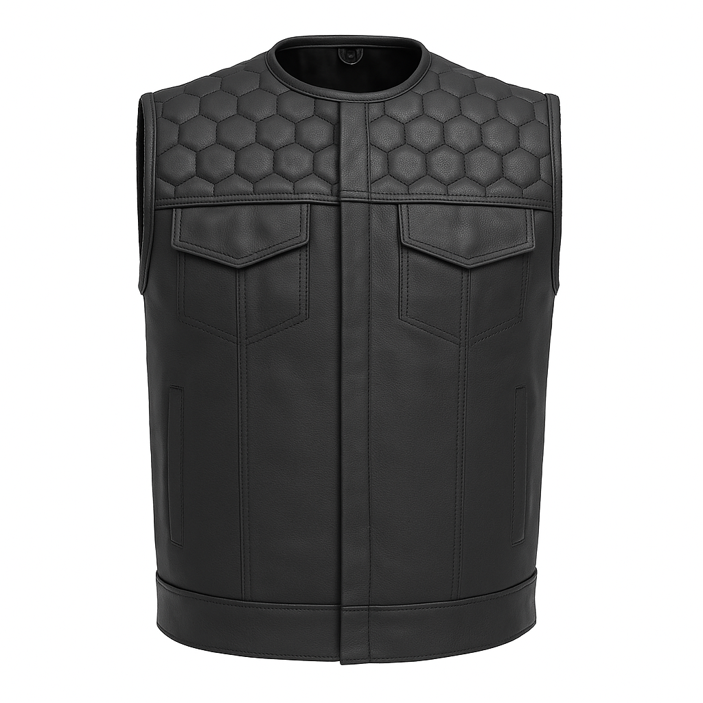 Viper - Men's Club Style Leather Vest