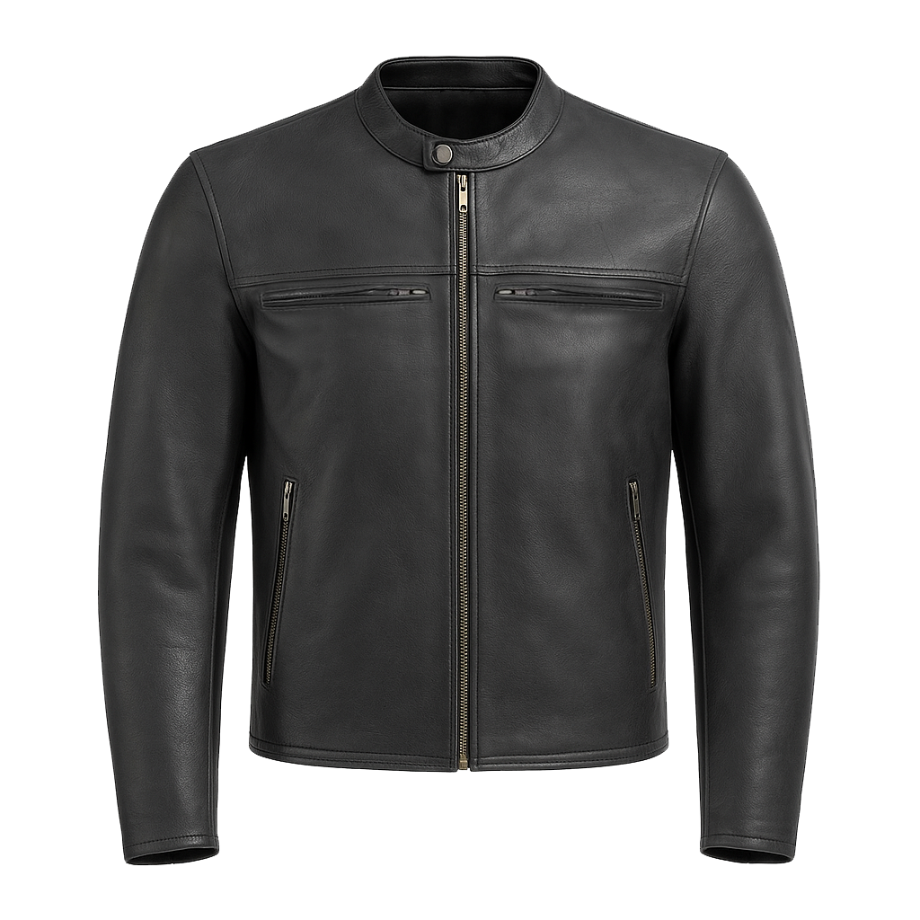 PR-215 Midnight Vault Man's Motorcycle leather jacket