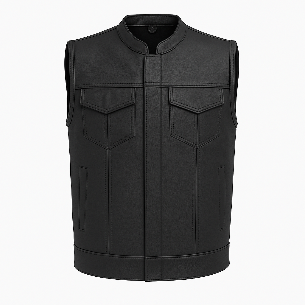 Nightfall - Men's Motorcycle Leather Vest