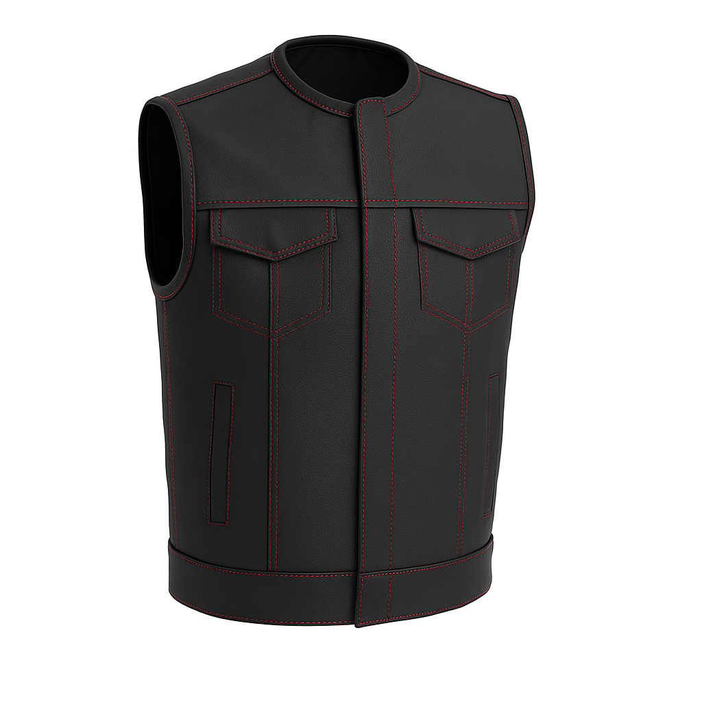 Shadow Viper - Men's Motorcycle Leather Vest