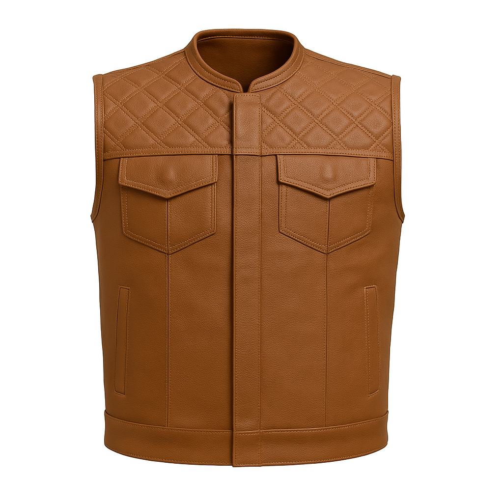 Rustwood Rider - Men's Club Style Leather Vest