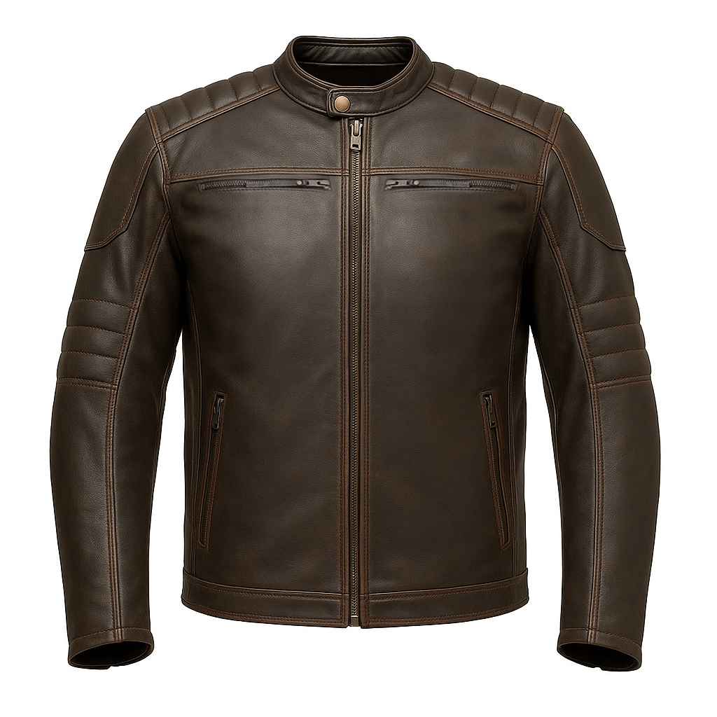 PR-226 Canyon Rider Man's Motorcycle Leather Jacket