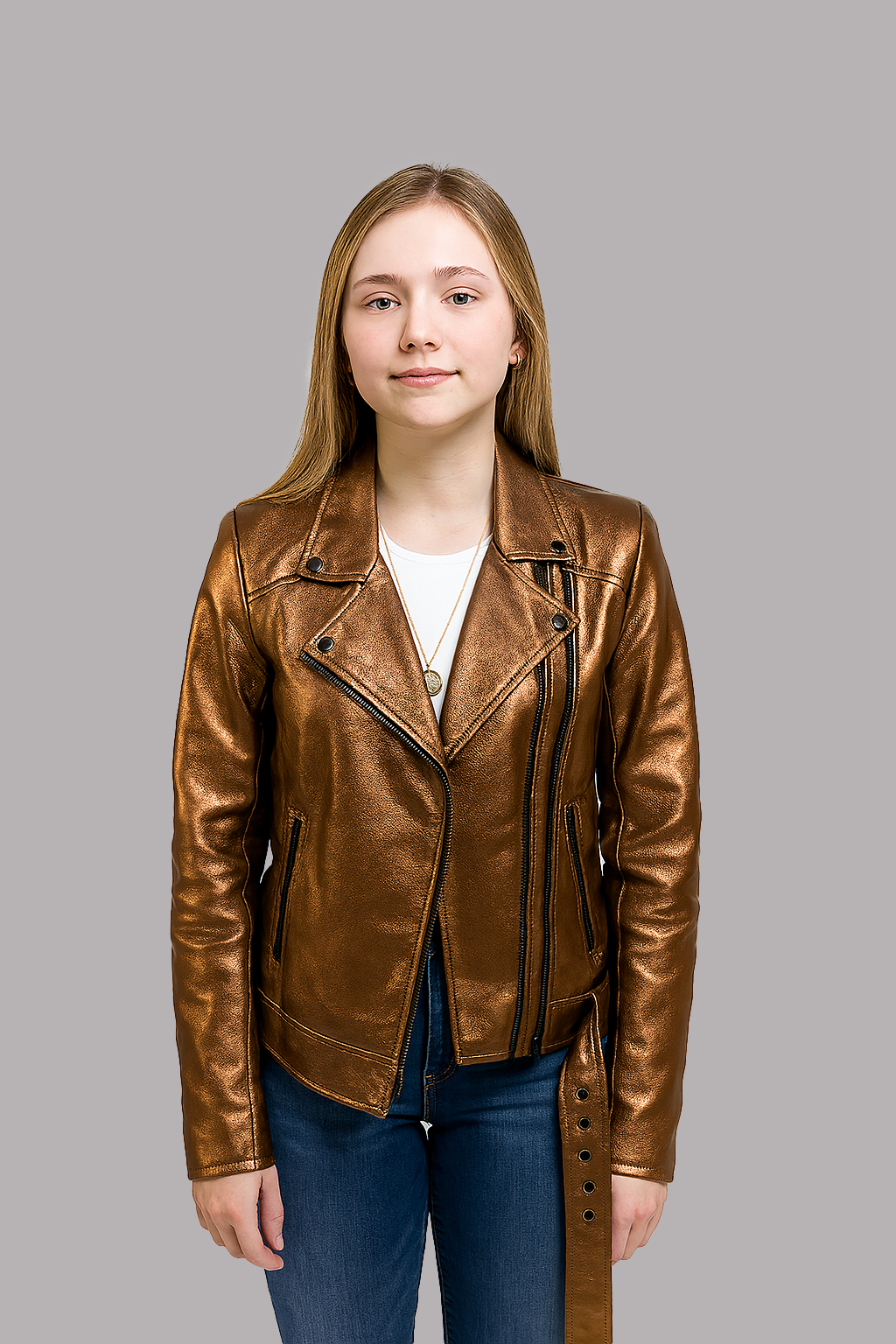 Hazelwyn Luxe Women's Lambskin Leather Jacket