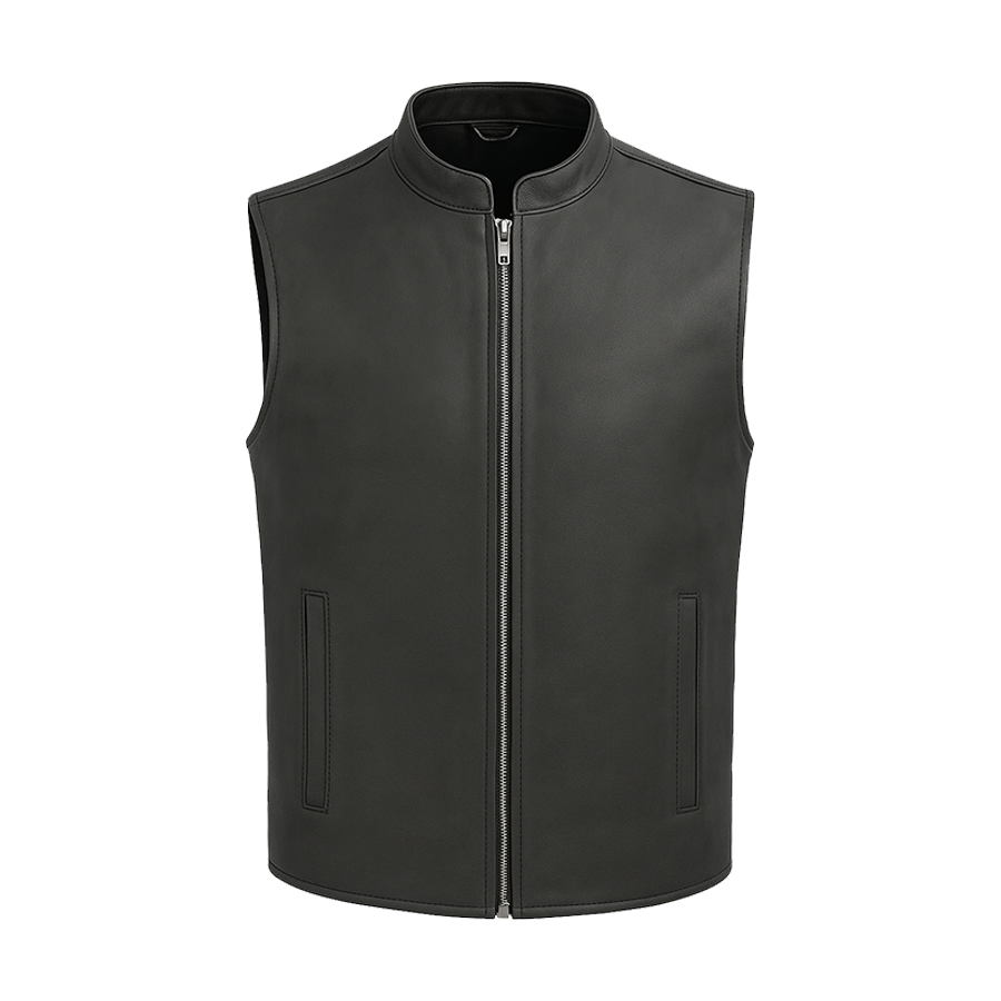 Midnight Club - Men's Motorcycle Leather Vest