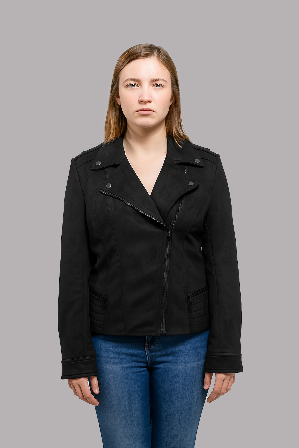Edge Bloom Leather Jacket