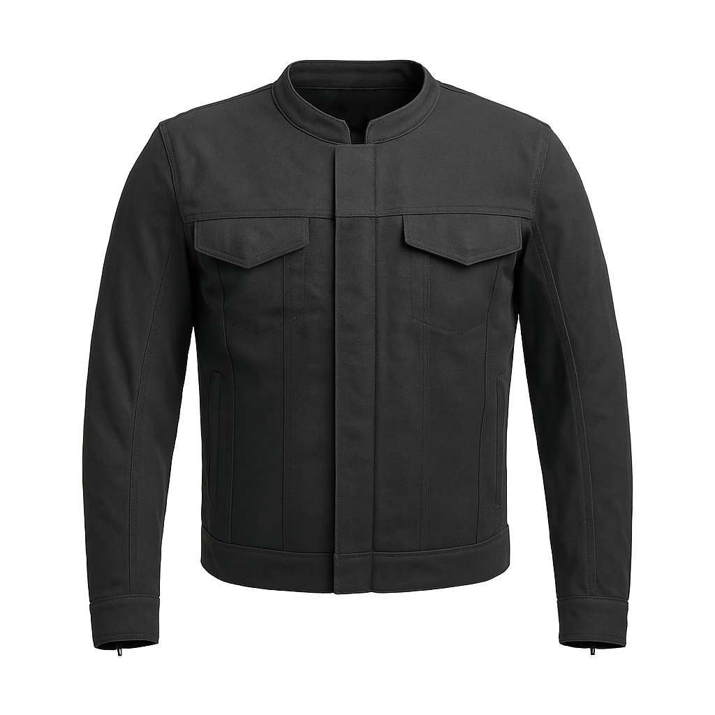 Pr-209 Shadowfield Man's Motorcycle Twill Jacket