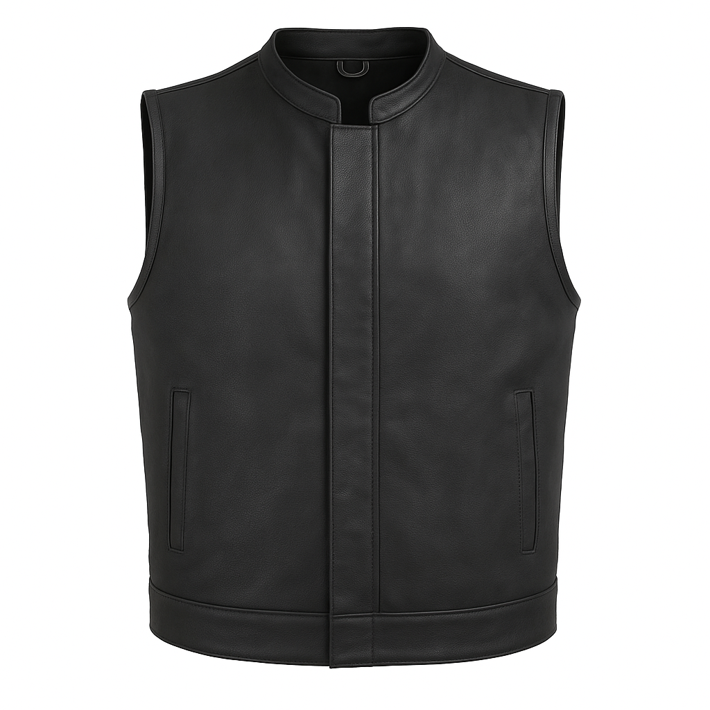 Darkhaven Man's Moto Club Leather Vest