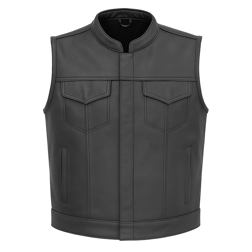 Horizon - Men's Motorcycle Leather Vest