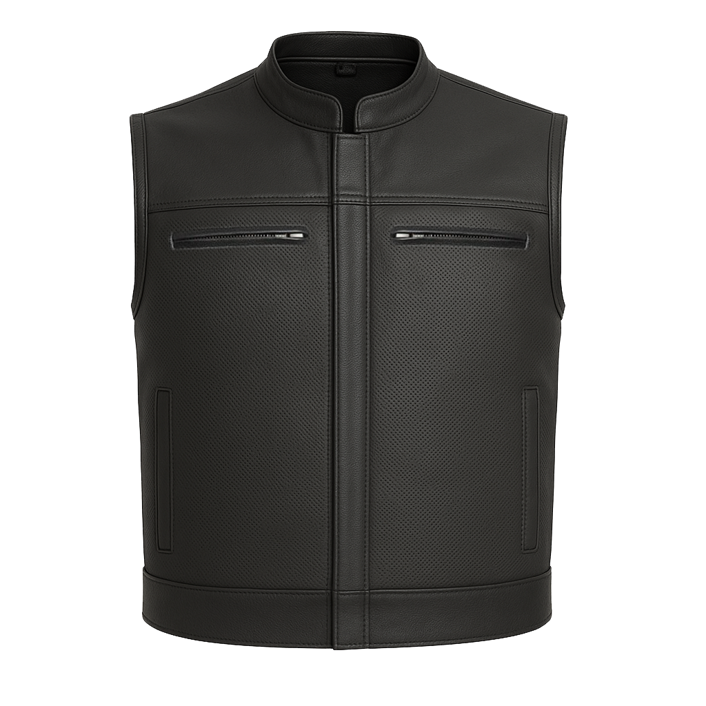 Venom – Men’s Motorcycle Leather Vest