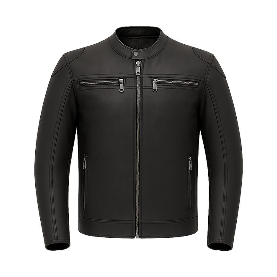 PR-220 Vanguard Moto Man's Motorcycle Leather Jacket