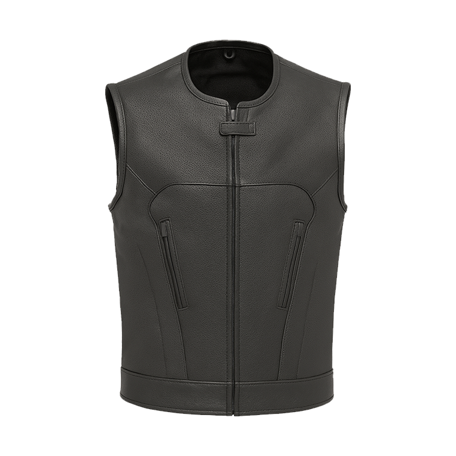 Oblivion Rider - Men's Perforated Swat Style Leather Vest
