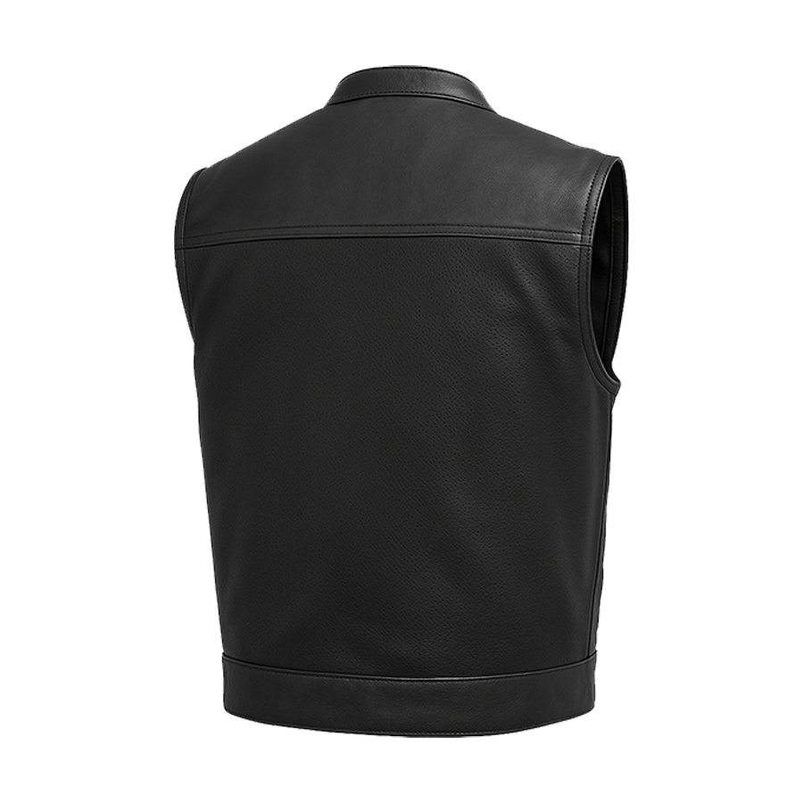 Voidrunner - Men's Motorcycle Perforated Leather Vest