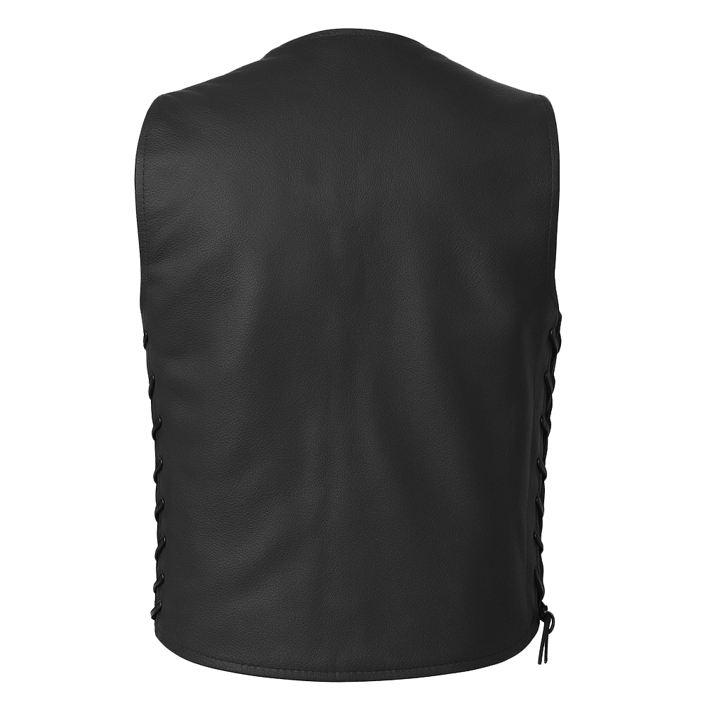 Venta Reign - Men's Motorcycle Western Style Leather Vest