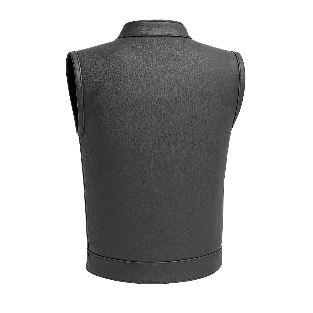 Tiny Trooper – Kid’s Leather Motorcycle Vest