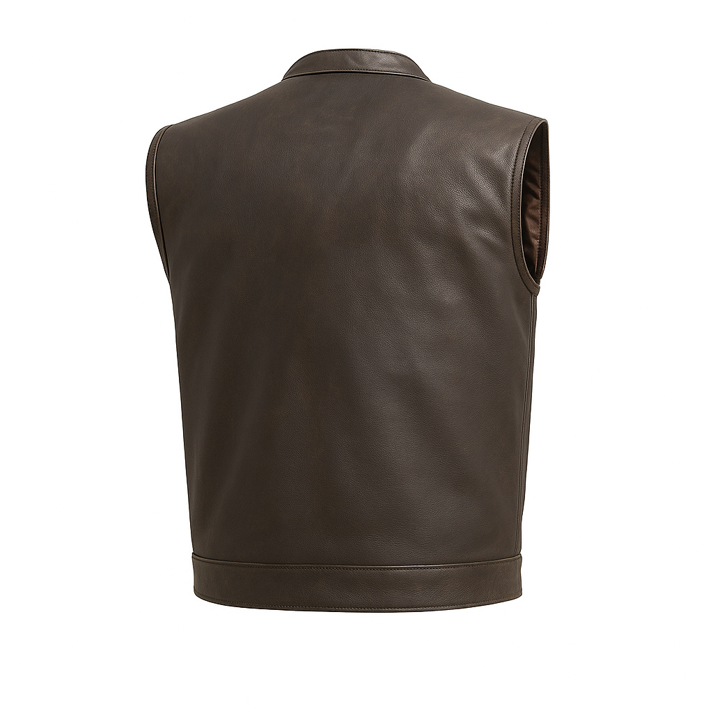 Duskrunner - Men's Motorcycle Leather Vest