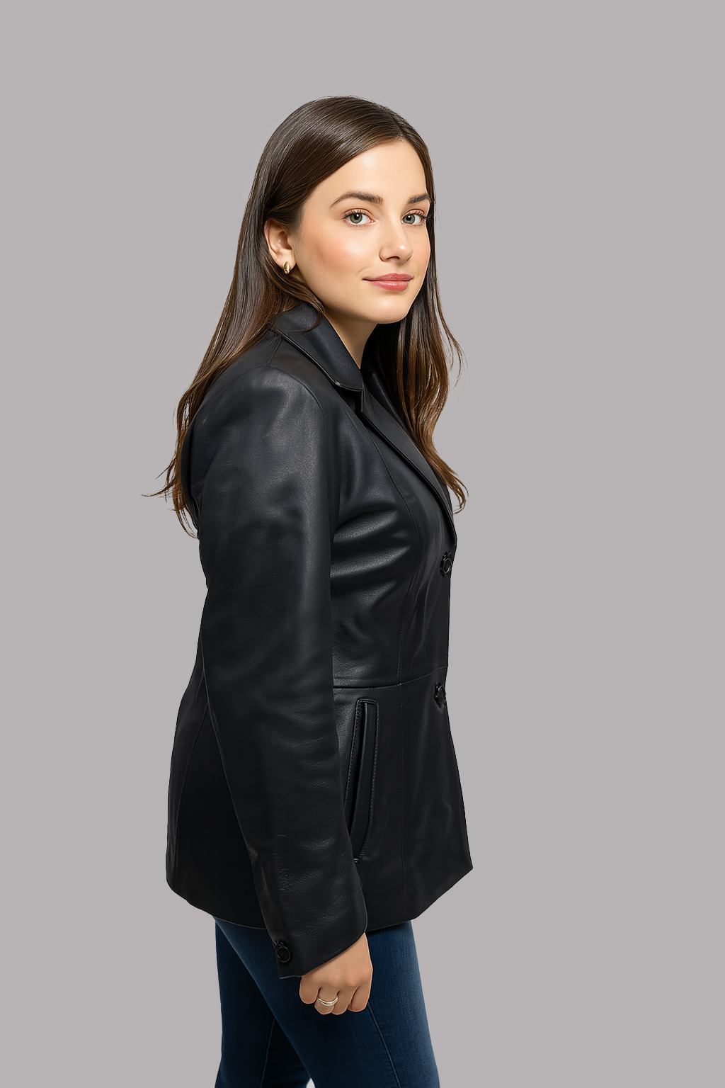 Celeste Noir Women's Leather Jacket