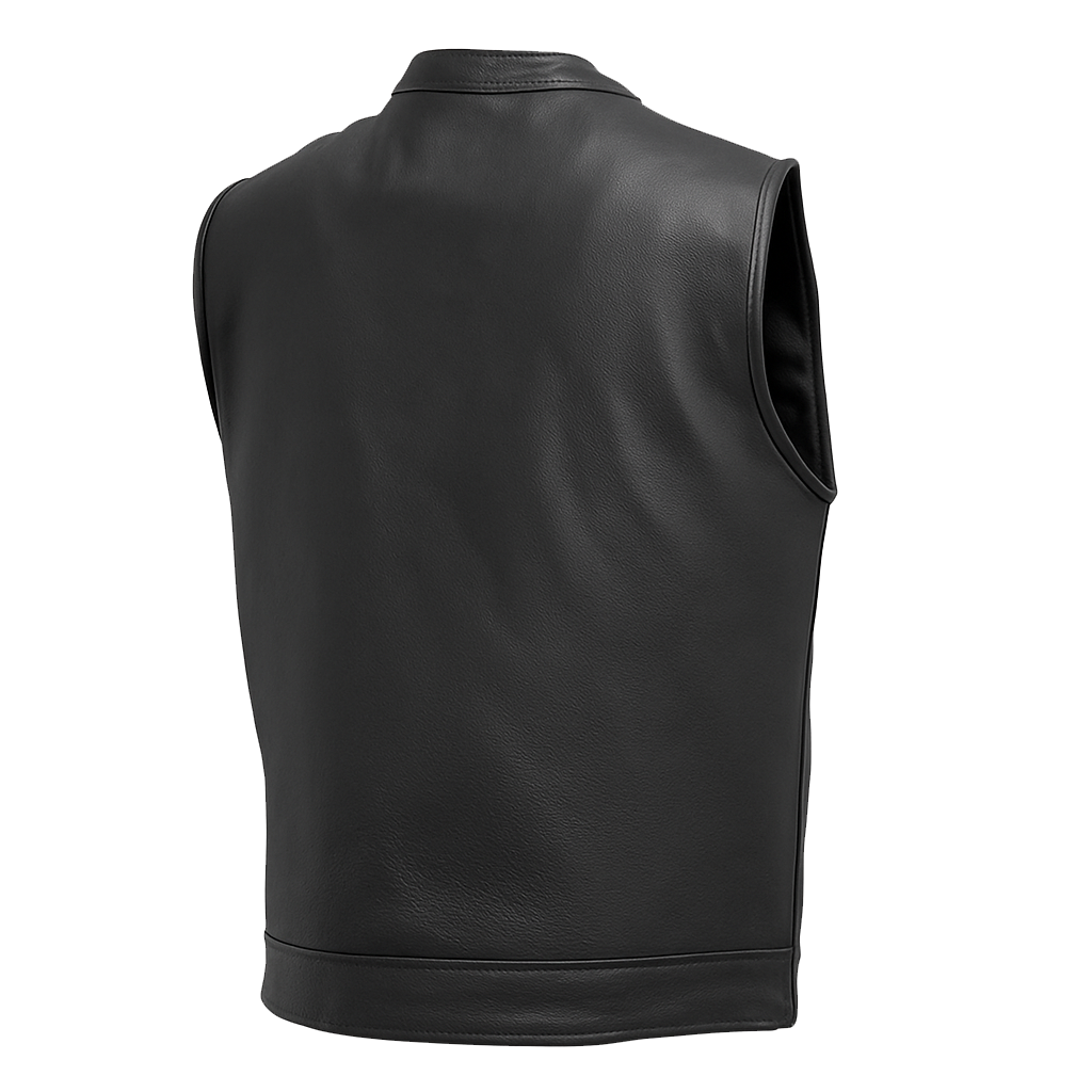 Darkhaven Man's Moto Club Leather Vest