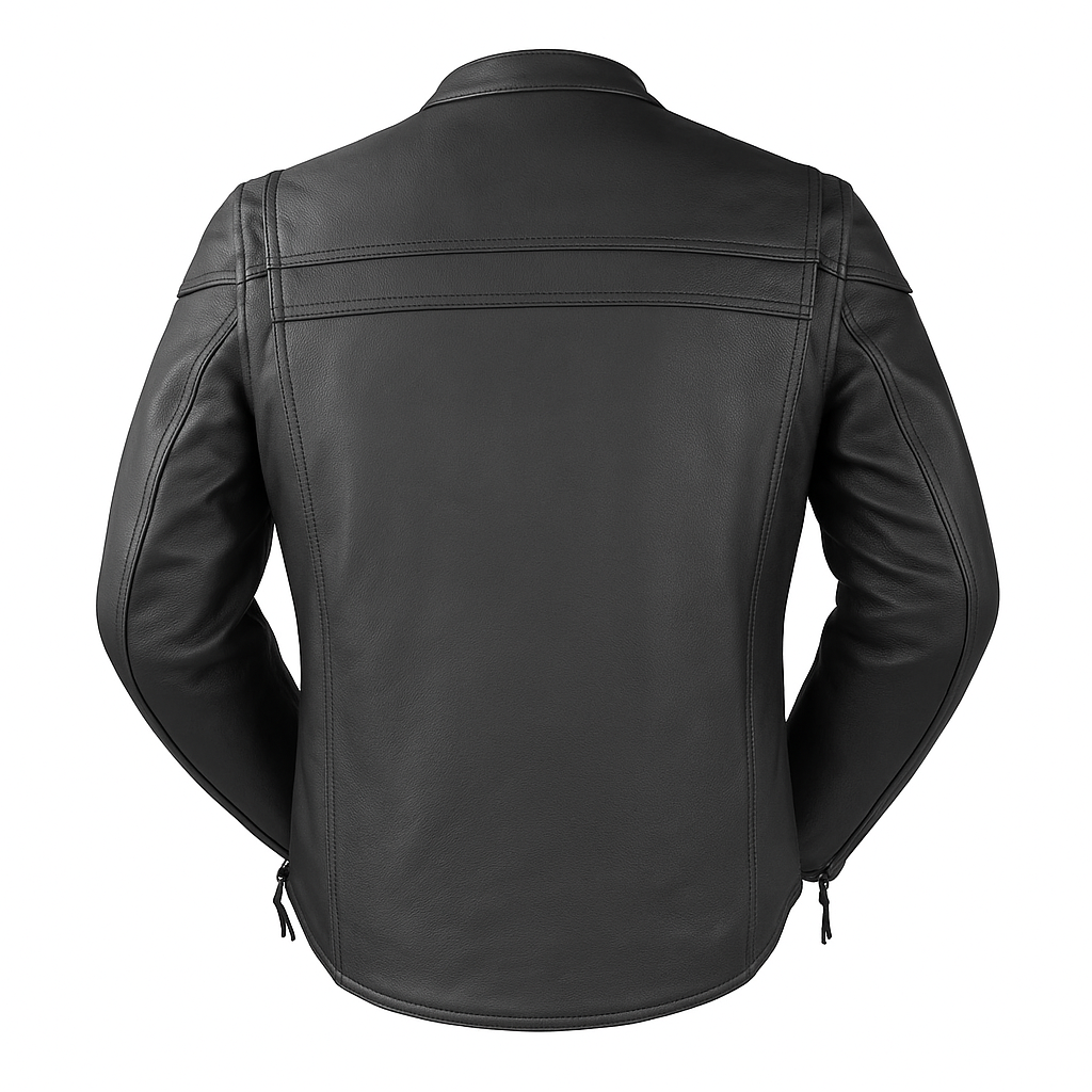 PR-217 Torque Drift Man's Motorcycle Leather Jacket