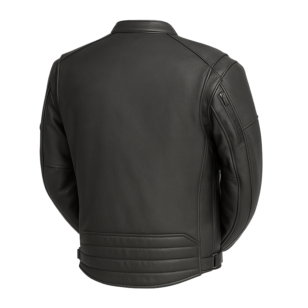 PR-205 Carbon Phantom – Men's Leather Motorcycle Jacket