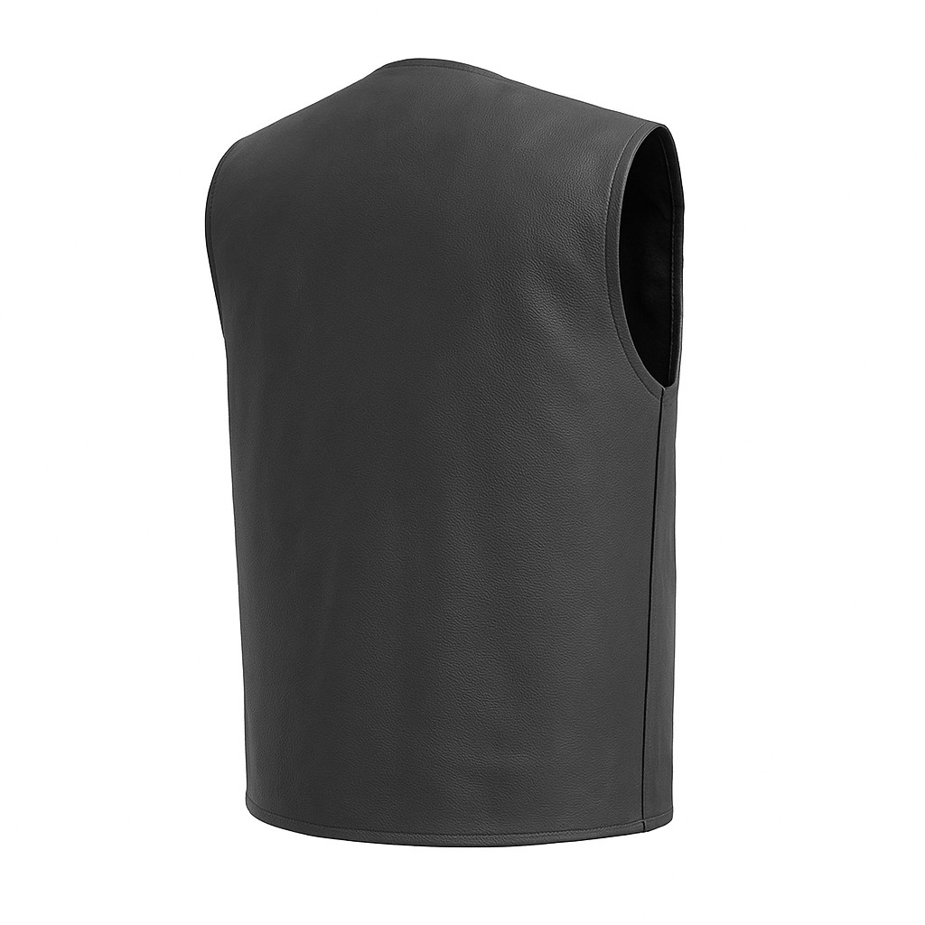 Dark Crusader - Men's Motorcycle Leather Vest
