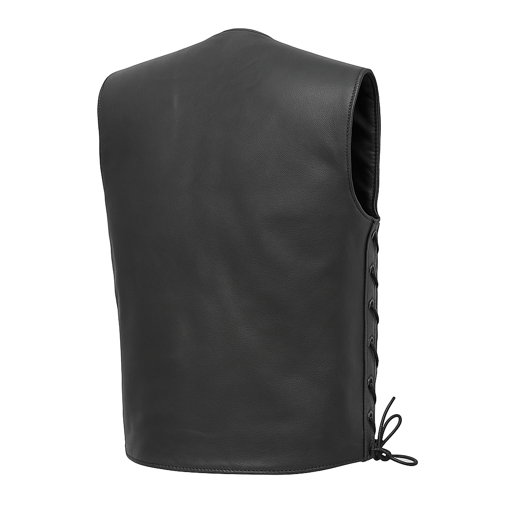 Dark Horizon - Men's Motorcycle Leather Vest