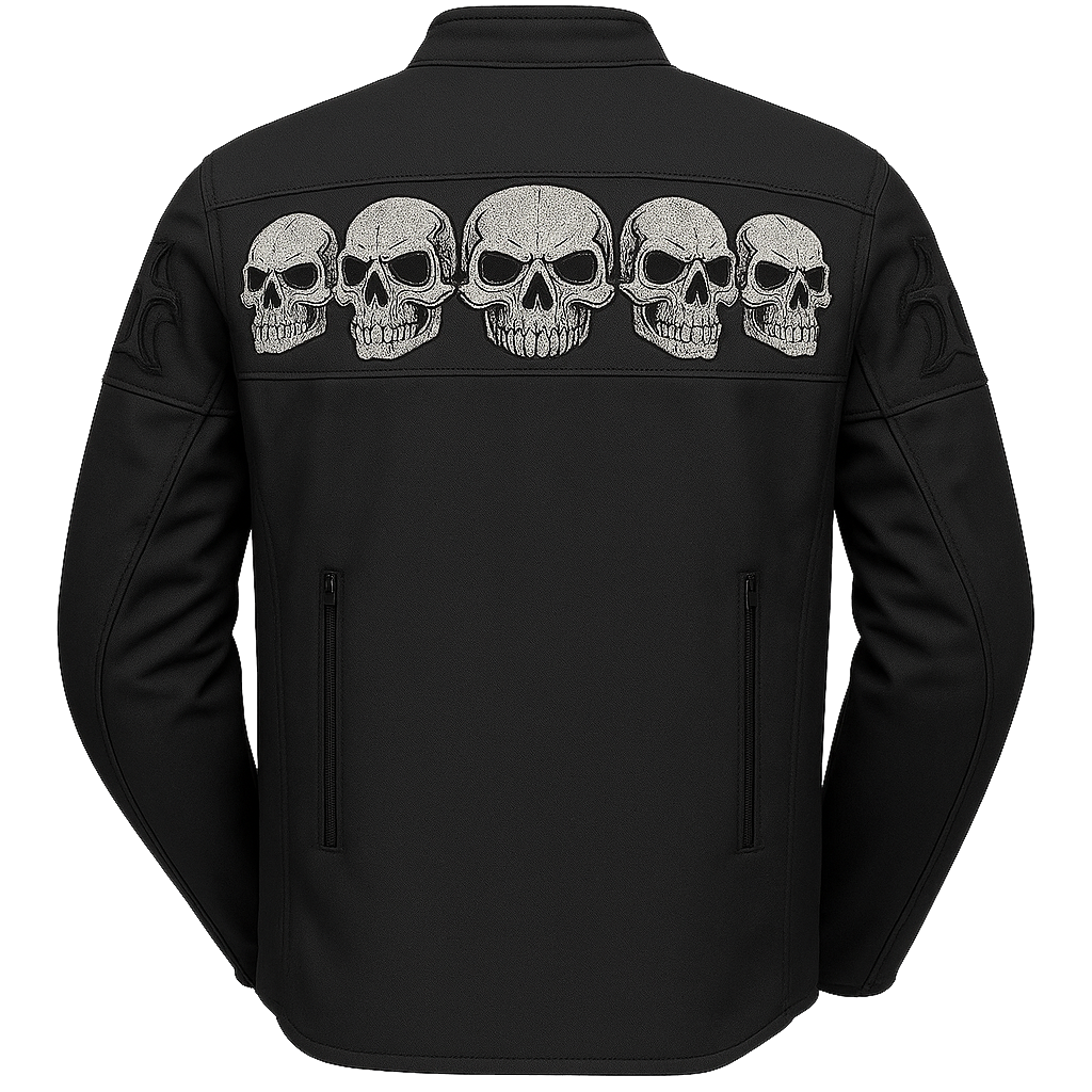 PR-214 Skullshade Man's Motorcycle Textile jacket