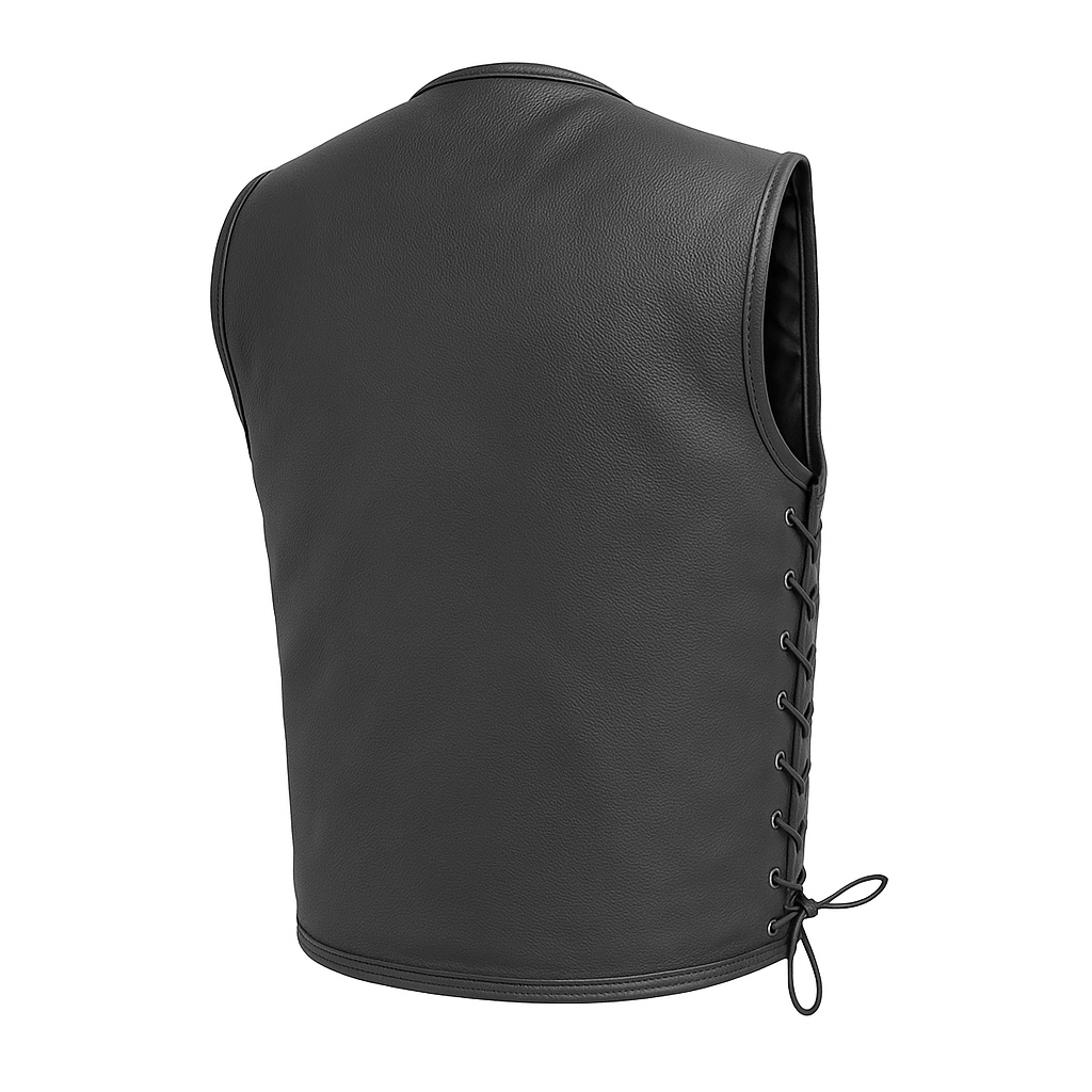 Fighter – Men's Motorcycle Leather Vest