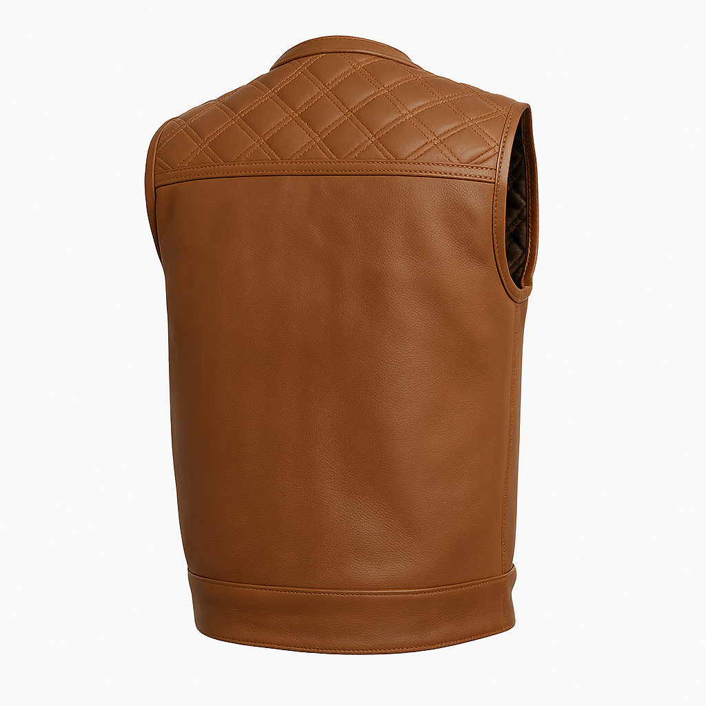 Rustwood Rider - Men's Club Style Leather Vest