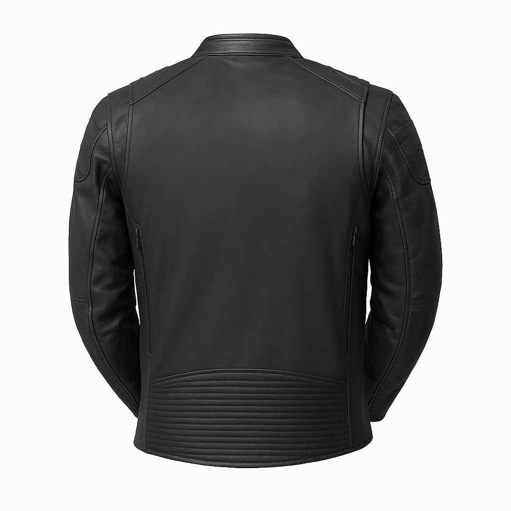 PR-222 Shadow Titan Man's Motorcycle Leather Jacket