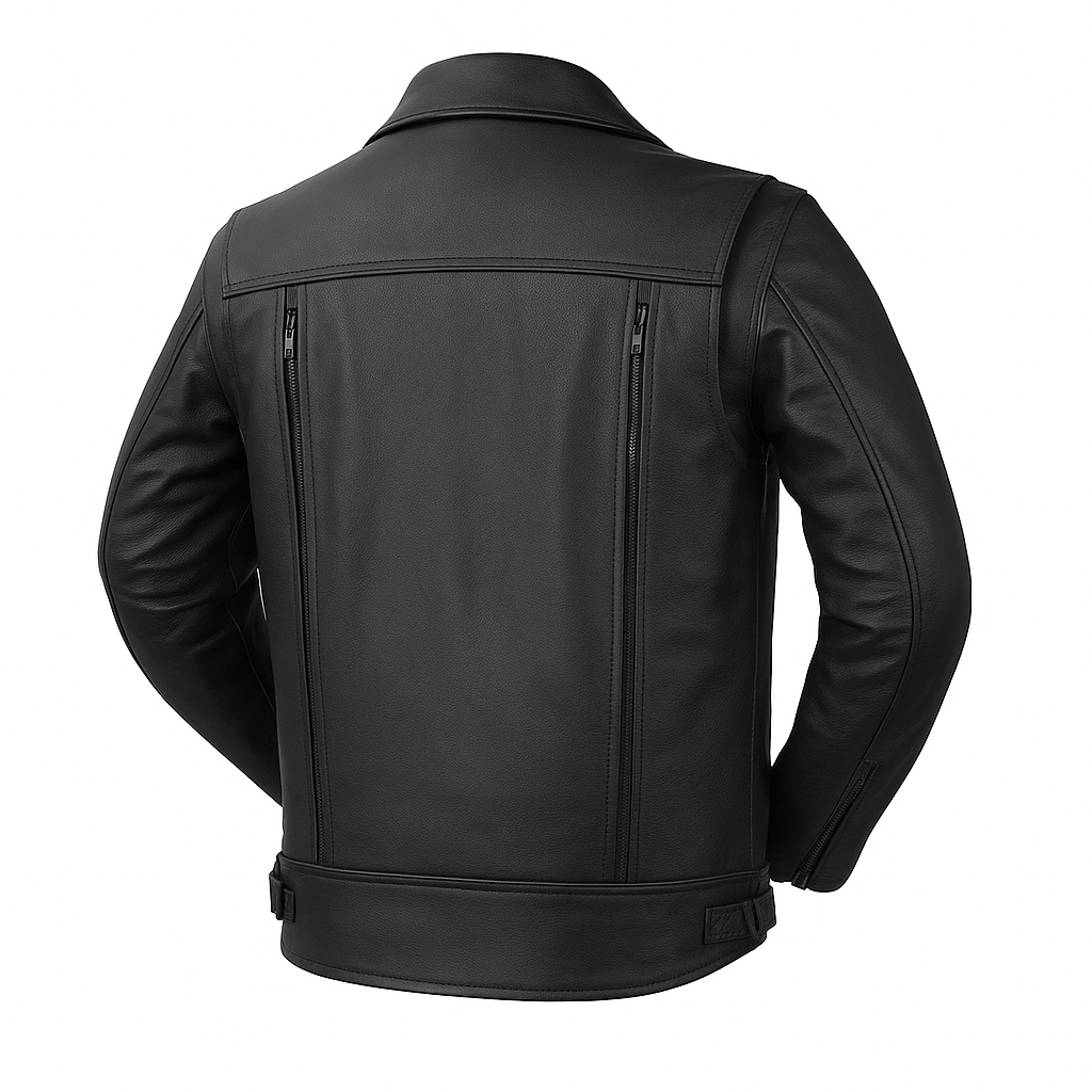PR-216 Rider's Creed Man's Motorcycle Leather Jacket