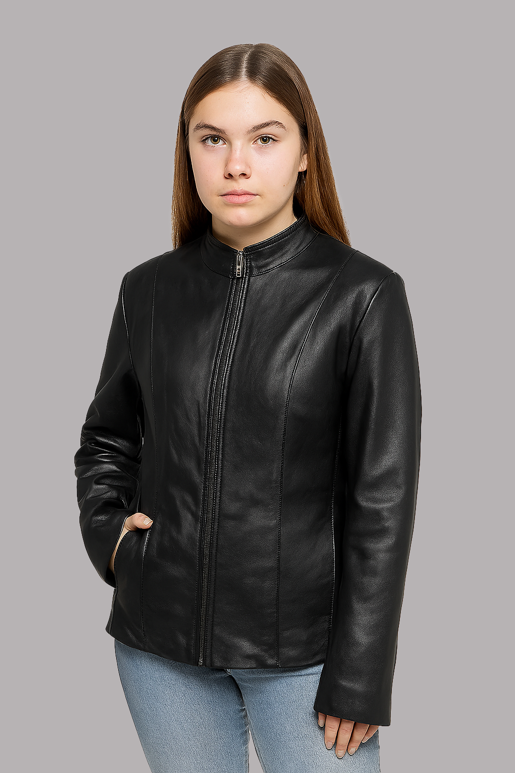 Flint Women's Fashion Leather Jacket