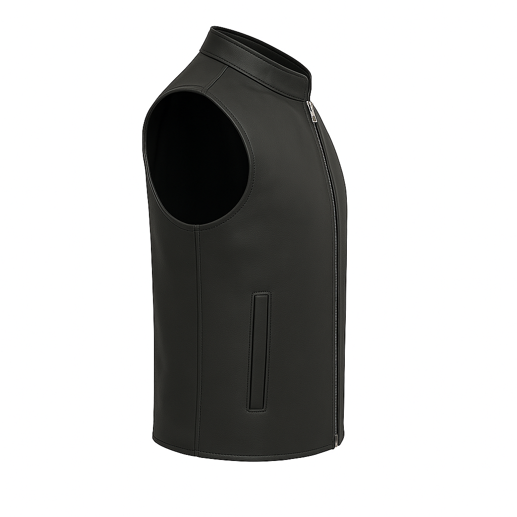 Midnight Club - Men's Motorcycle Leather Vest