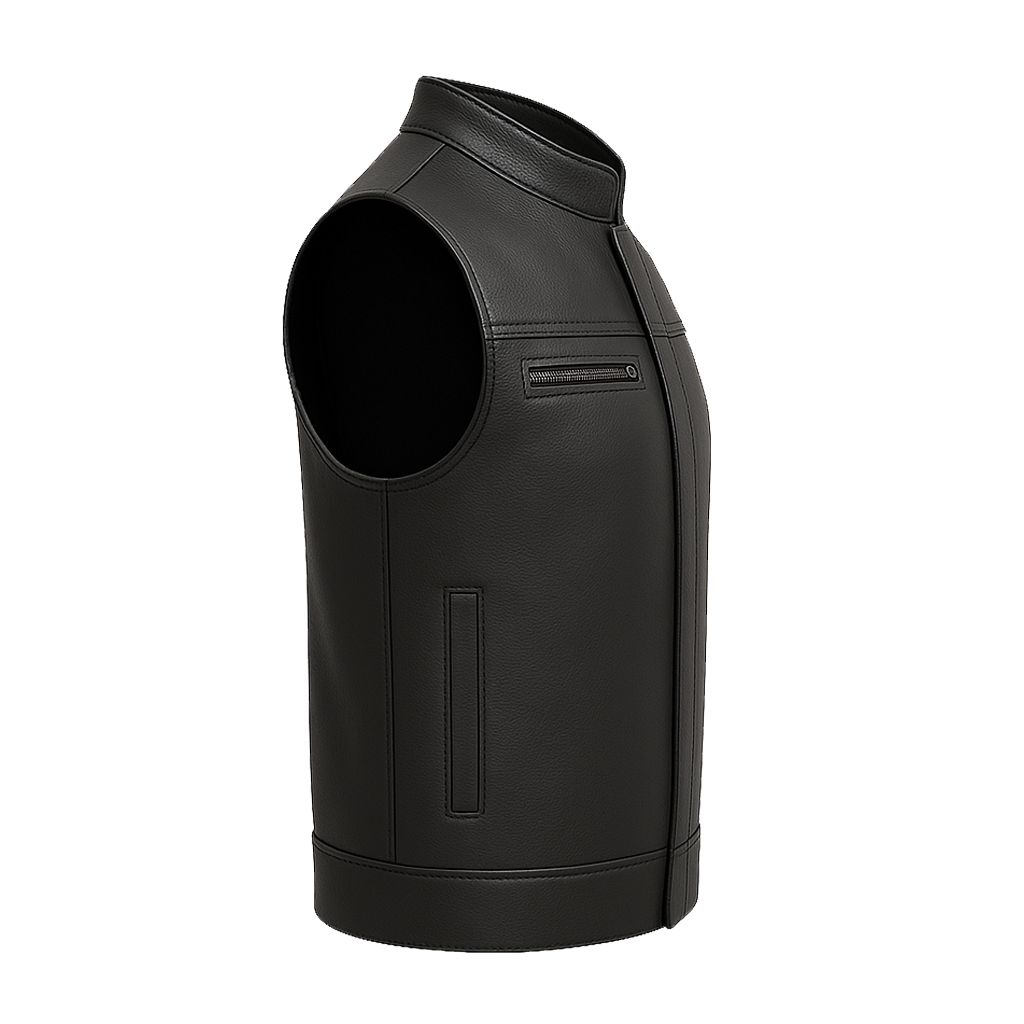 Gravemind - Men's Motorcycle Leather Vest