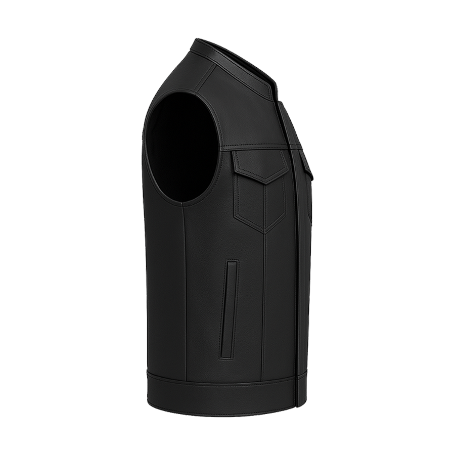 Nightfall - Men's Motorcycle Leather Vest