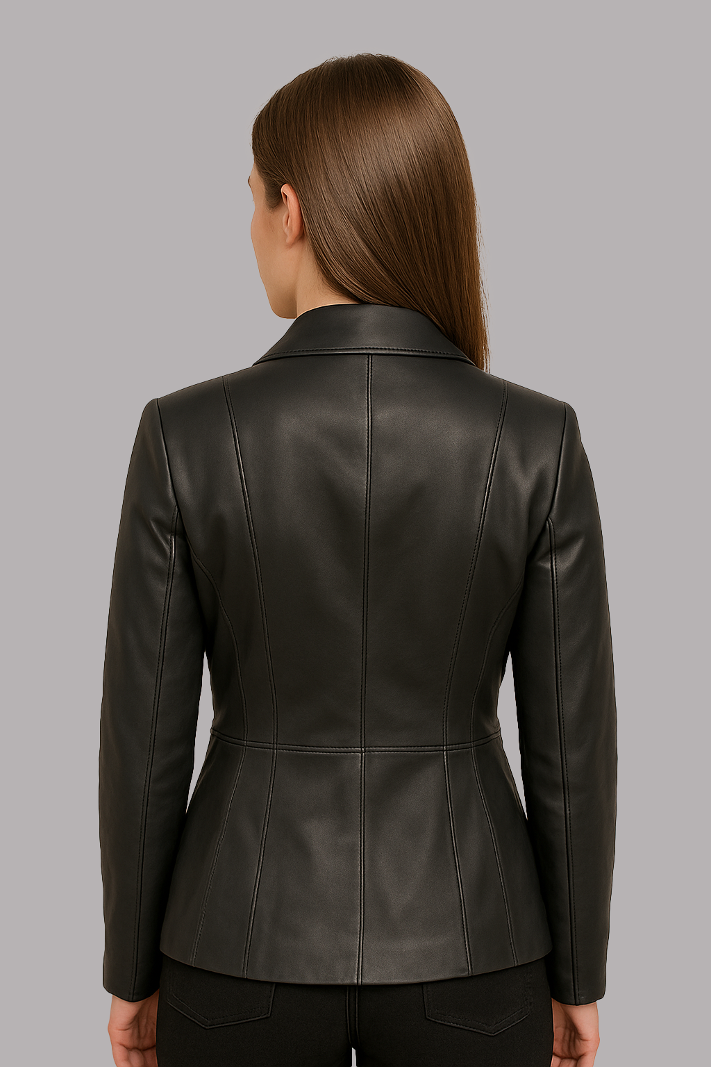 Noor Haven Lambskin Leather jacket