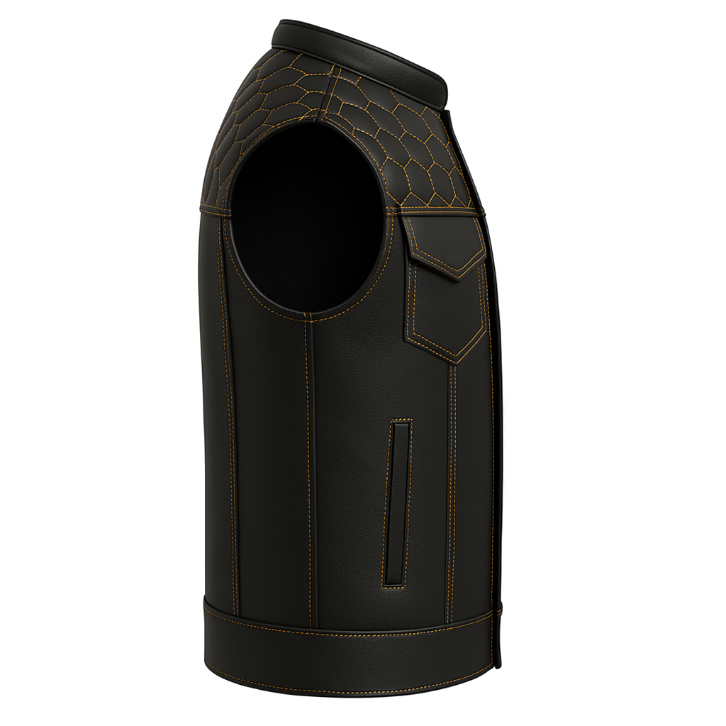 Viper - Men's Club Style Leather Vest