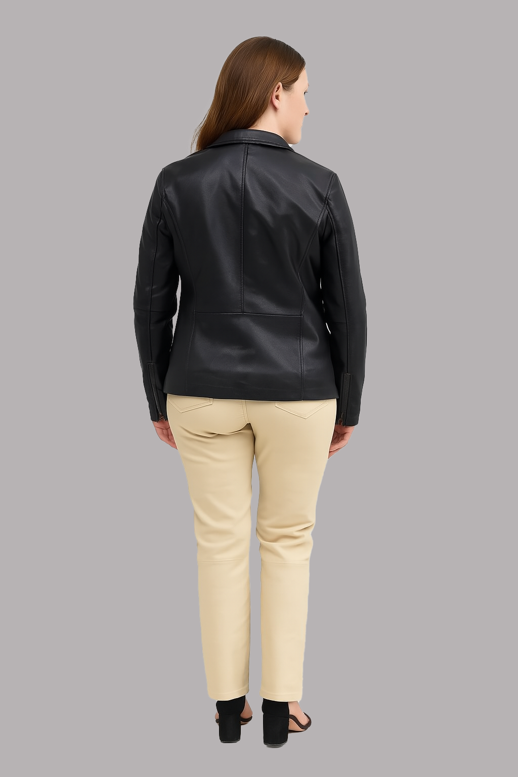 Isolde Mist Women's Lambskin Leather Jacket